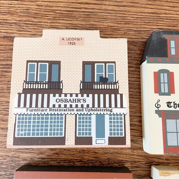 The Cat’s Meow | Vintage 1991 Series IX Lot of 4 Miniature houses Cottage Core - Picture 5 of 10